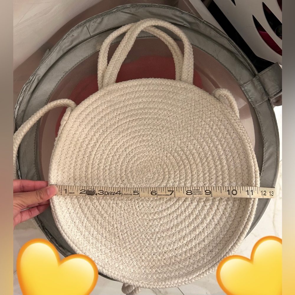 Primark Circle Woven Crossbody Purse🤍 - Picture 8 of 11